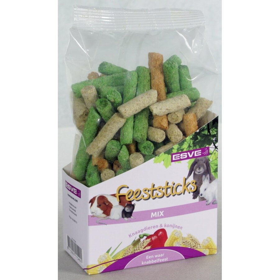 Feeststicks mix snacks voor knaagdieren | 175 g