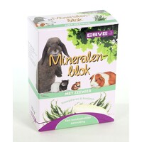 Mineralenblok met zeewier 200 g | calcium knaagblok voor sterke botten en tanden