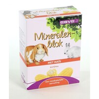 Mineralenblok voor konijnen | calciumblok met groentesmaak | 1 stuk