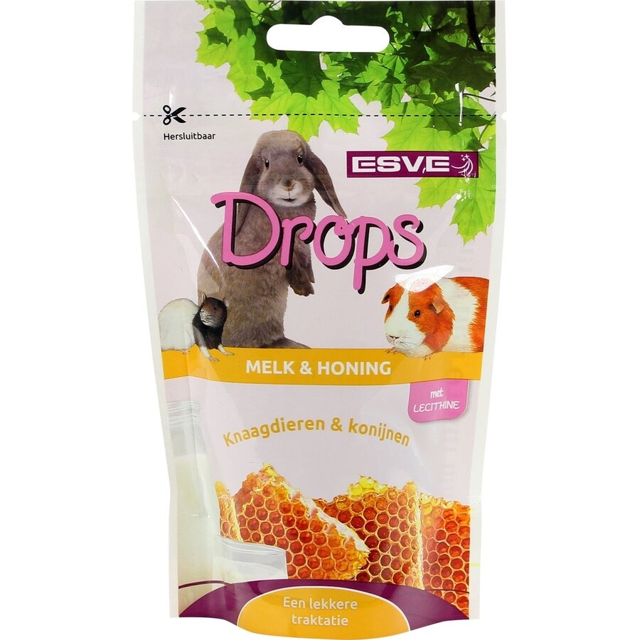 Knaagdier drops mix | 8 smaken | aanvullend diervoeder | 75 g