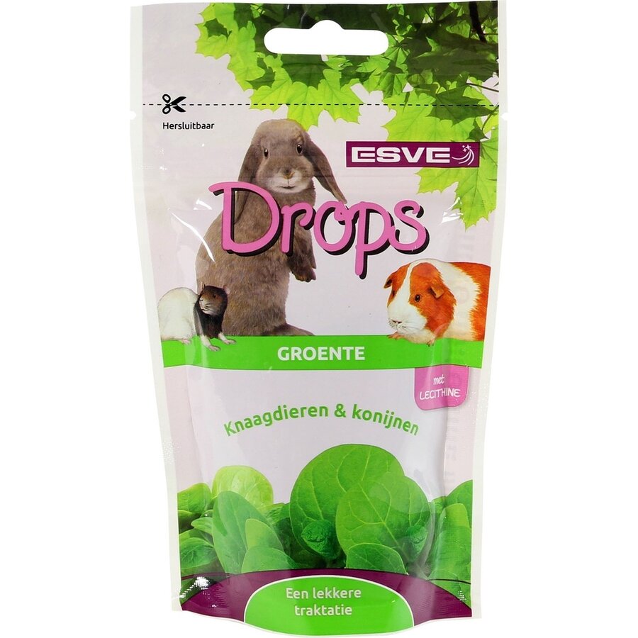 Knaagdier drops mix | 8 smaken | aanvullend diervoeder | 75 g