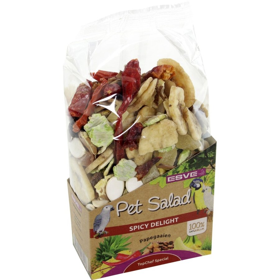 Pet Salad Spicy Delight vogelsnack 175 gram | weekbare traktatie