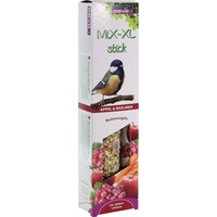 Mix XL snackstick voor buitenvogels | 2 smaken (noten & meelworm of appel & rozijn) | 1 stuk
