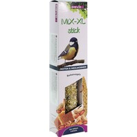 Mix XL snackstick voor buitenvogels | 2 smaken (noten & meelworm of appel & rozijn) | 1 stuk
