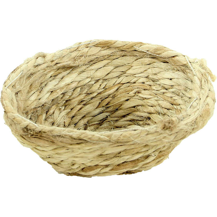 Jute touwnestje voor vogels | keuze uit Ø 8,5 cm of Ø 11,5 cm