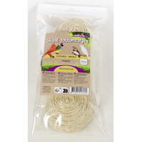 Sisal touwnestje voor vogels | keuze uit klein Ø 8,5 cm of groot Ø 11 cm
