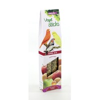Vogelsticks voor kanaries | keuze uit fruitmix of appel en ei | 2 stuks