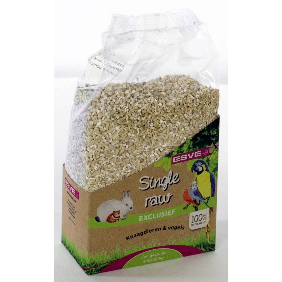 Gepelde gesneden haver 550 g | energierijk enkelvoudig graan voor vogels