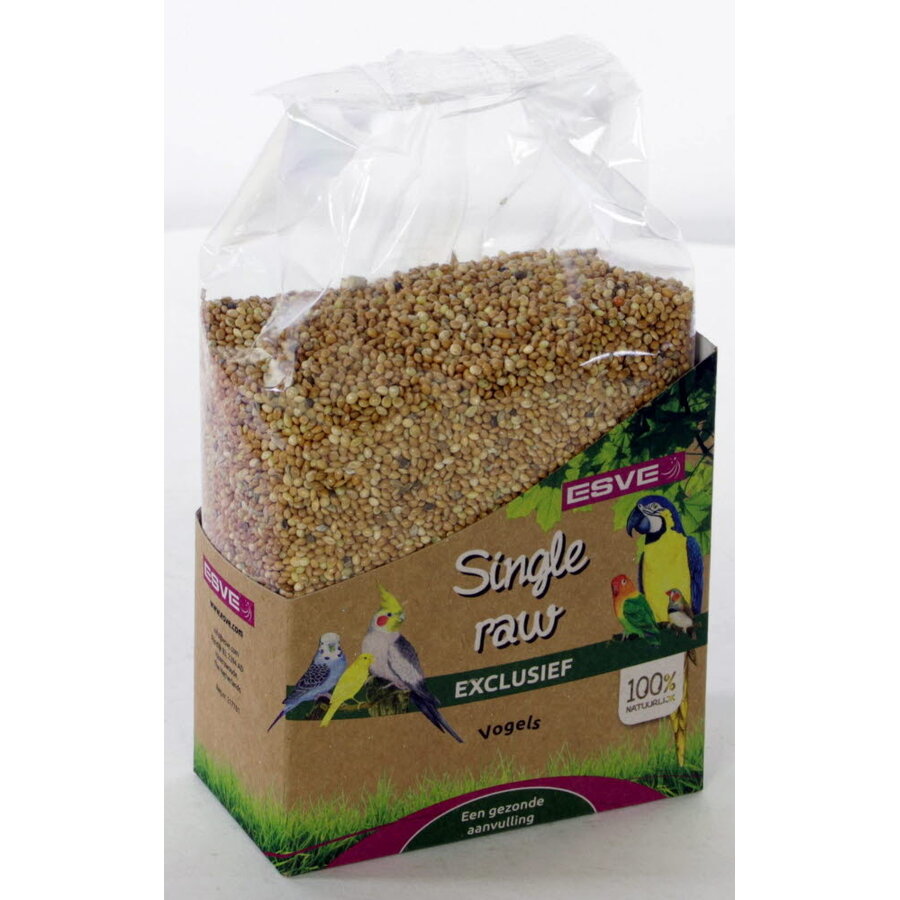 Milletzaad plata 600 g | enkelvoudig vogelzaad voor tuinvogels en volièrevogels