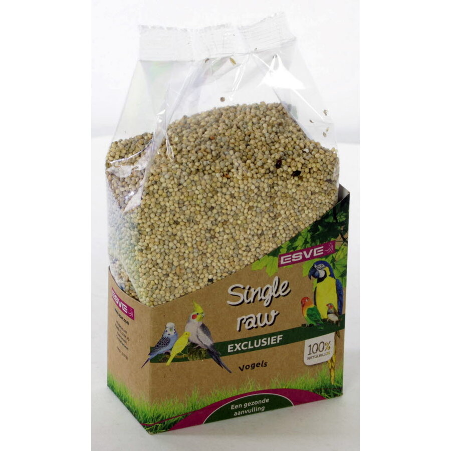 Milletzaad wit | enkelvoudig vogelzaad | 600 g