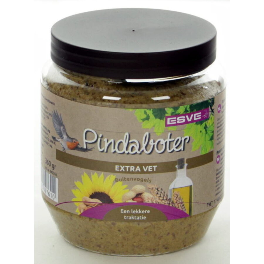 Vogelpindaboter extra vet | 360 g | energierijke pot voor tuinvogels