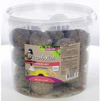 Mezenbollen zonder net | energierijke vetbollen voor tuinvogels