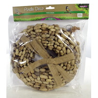 Pinda krans voor tuinvogels | keuze uit 14 cm, 27 cm of 37 cm