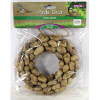 Pinda krans voor tuinvogels | keuze uit 14 cm, 27 cm of 37 cm
