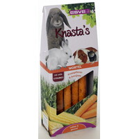 Knasta’s wortelsnack | wortelsticks | 100 gram | dagelijkse beloning