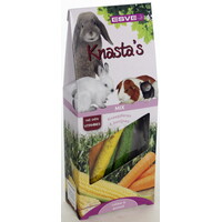 Knasta’s Mix snacksticks met gedroogde groenten | 100 gram | beloning voor konijnen en knaagdieren