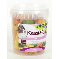 Knasta’s mix snackpot 240 gram | knaagtraktatie met gedroogde groente