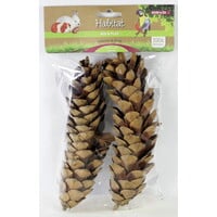 Mix & Play Dennenappels Large | 2 stuks | natuurlijk foerageer- en knaagspeelgoed