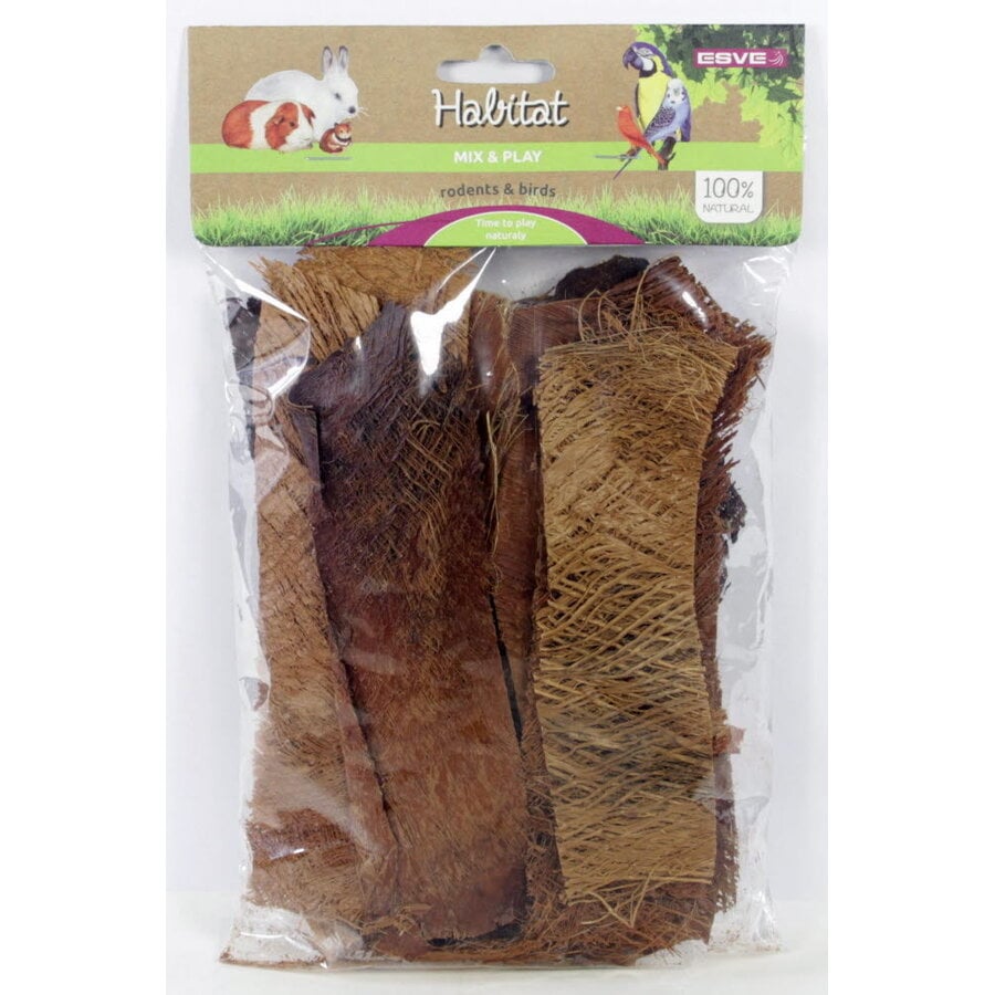 Palmenschors foerageer- en knaagmateriaal 60 g voor vogels en knaagdieren