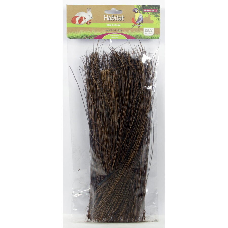 Palmvezel speel- en nestmateriaal 100 g | voor foerageren en knagen