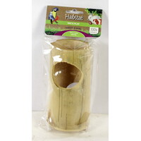 Bamboe foerageer- en knaagspeeltje met 2 gaten | 15 cm