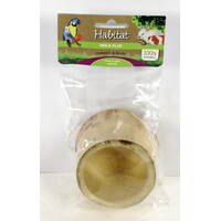 Bamboe voer cup | snackbakje 5 cm voor vogels en knaagdieren