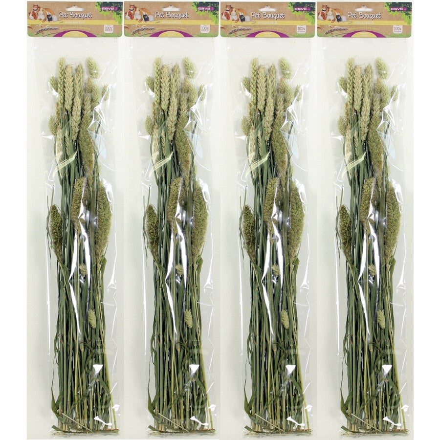 Pet Bouquet Knaagveld | natuurlijke knaagsnack met granen, grassen en kruiden | 100 g
