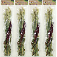 Pet Bouquet Knabbelstruik | natuurlijke knaagsnack met granen, grassen en kruiden | 100 g