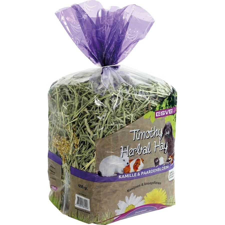 Timothy hooi 600 g | echinacea & wortel | kamille & paardenbloem | tomaat & weegbree | appel & peterselie | rode biet & rozenblaadjes