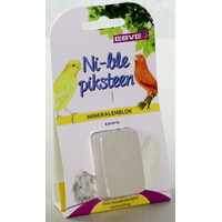 Piksteen voor kanaries | mineraalblok naturel geel | 1 stuk