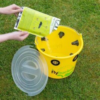 Vliegenemmer 12 liter | herbruikbare vliegenval emmer incl. lokstof