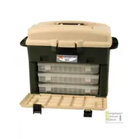 Extra grote vis-organizer | viskoffer met 5 uitneembare tackleboxen
