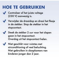 Anti-Mug Stekker Navulling 30 ml | 36 nachten bescherming tegen muggen
