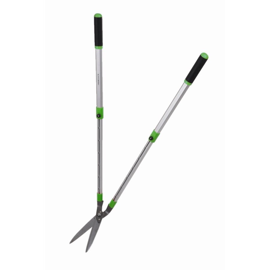 Graskantschaar horizontaal met telescopische aluminium grepen 64 tot 102 cm