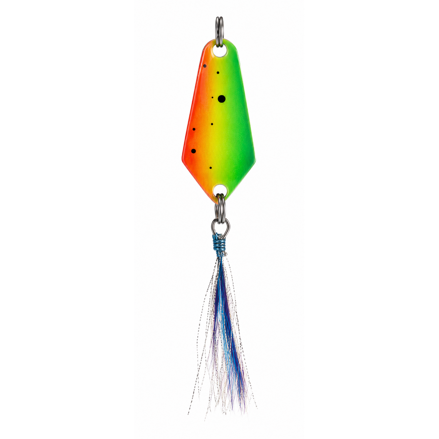 Spoon Delta 2GR/H8 – Dubbelgekleurde microlepel met levendige actie voor forel en baars