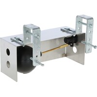 RVS vlotter met ophangbeugel 1/2 inch voor drinkbakken en watertanks