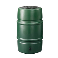 Regenton 227 liter groen met aftapkraan en kindveilig deksel voor regenwateropvang