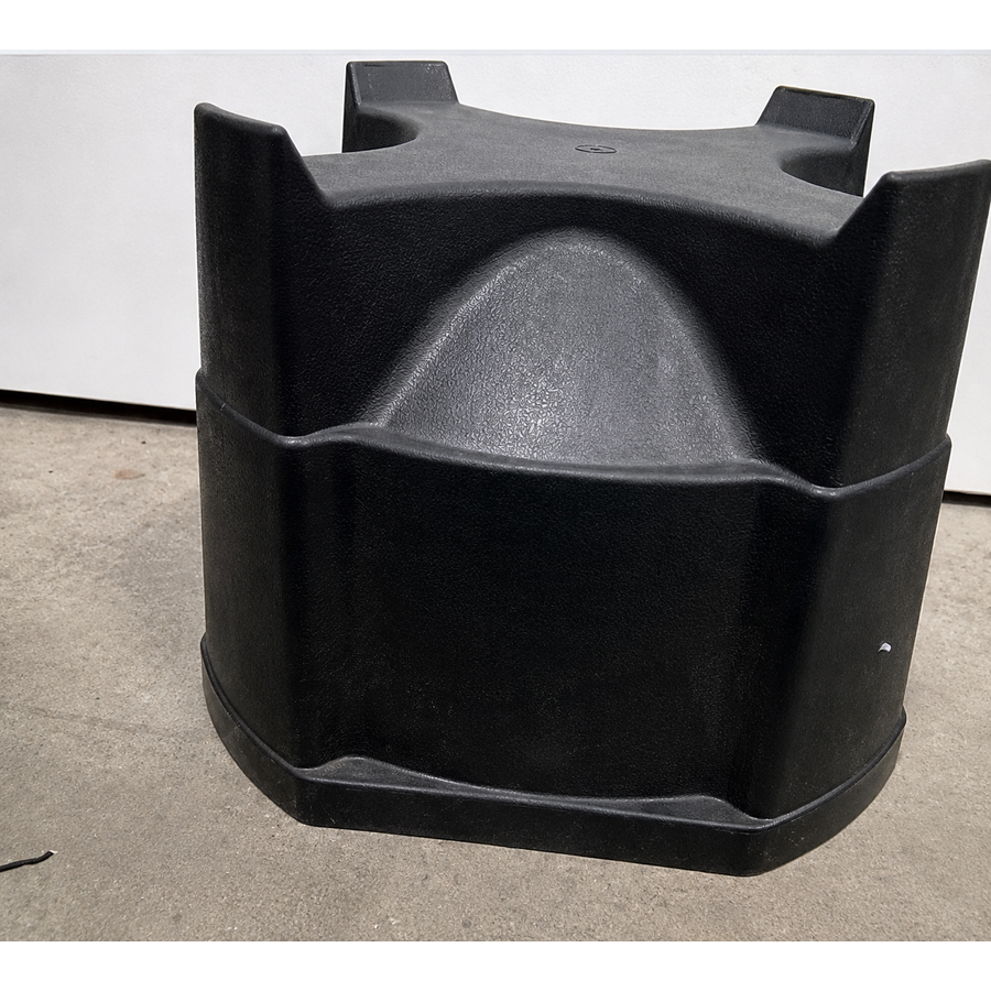 Regentonstandaard mini zwart 30 cm hoog Ø 38 cm voor 100 liter regenton