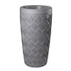 Regenton 240 liter met plantenbak platinumgrijs
