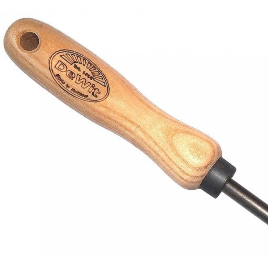 Aspergesteker met essen houten handvat 14 cm voor nauwkeurig asperges oogsten