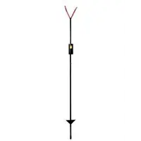 Strandsteun 120 cm metalen hengelsteun met brede V-steun voor strandvissen