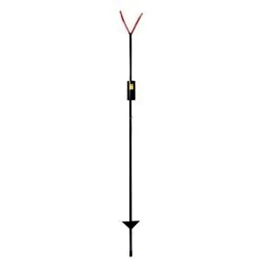 Strandsteun 120 cm metalen hengelsteun met brede V-steun voor strandvissen