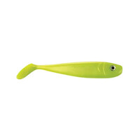 Willy Wonker Shad 7,5 cm Limetreuse softbait voor baars, snoekbaars en roofblei