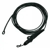 Freefall lead clip leader 40lb 100 cm | 3 stuks voor karpermontage