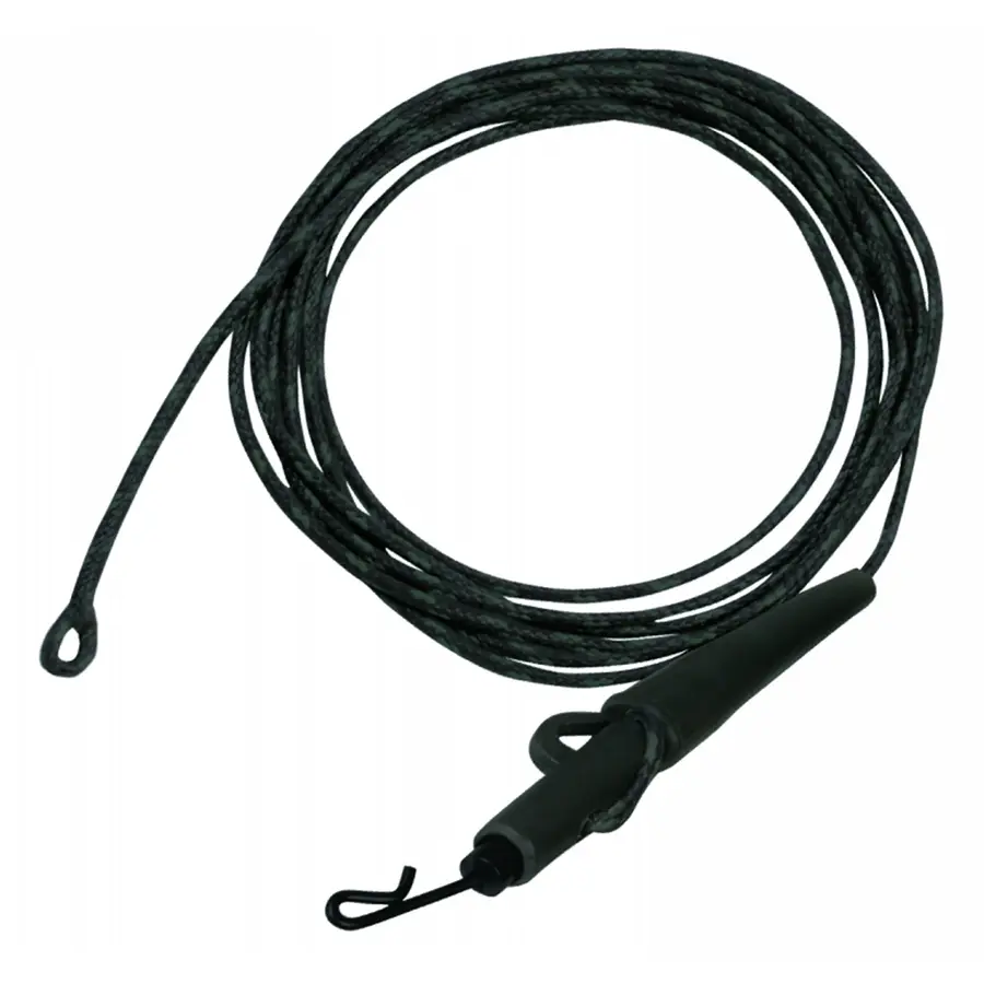 Freefall lead clip leader 40lb 100 cm | 3 stuks voor karpermontage