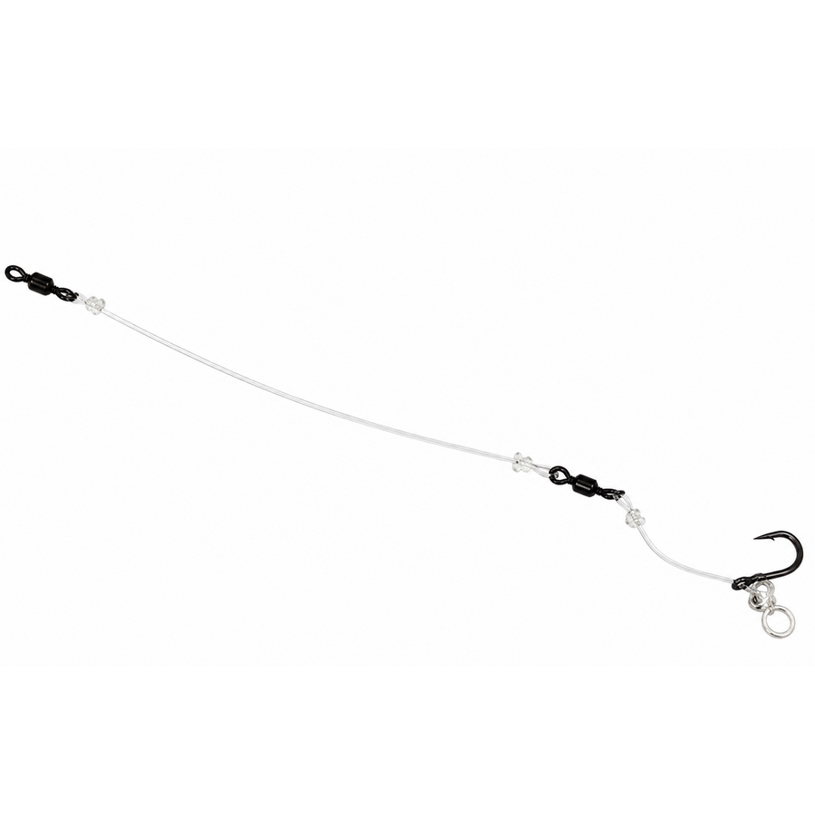 Chod Hinged Rig Size 6 | 20lb | 2 stuks voor karpervissen met fluorocarbon onderlijn