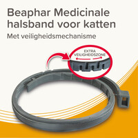 Medicinale halsband voor katten 38 cm tegen vlooien en teken
