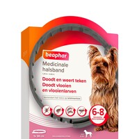 Medicinale halsband voor honden tot 8 kg | tegen vlooien, teken en zandvliegen | 38 cm