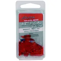 Artificial Baits Maggot Red | herbruikbare kunstmaden voor witvis en forel
