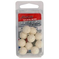 Artificial boilie wit 10 stuks voor karpervissen met drijvende aaspresentatie